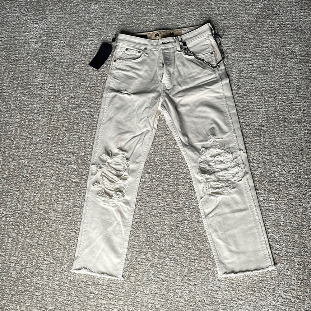 Rag & Bone high rise cruella maya jeans